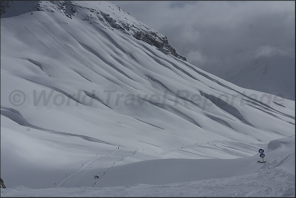 Alberg ski area is also famous for its safe off-piste descents