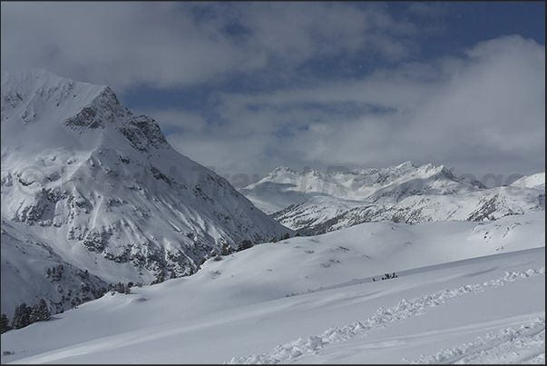 Alberg ski area is also famous for its safe off-piste descents