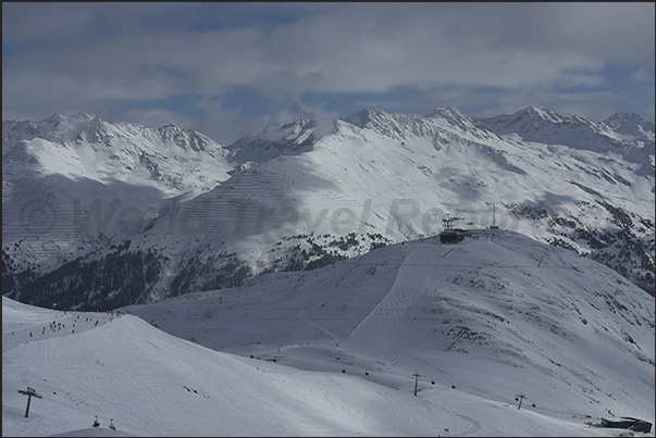The ski slopes of Saint Christophe The ski slopes of Saint Christophe