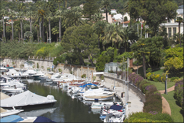 The small port of Les Fourmis in the Beaulieu village The small port of Les Fourmis in the Beaulieu village