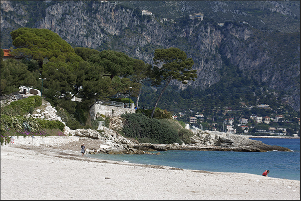 Coastal path that from Beaulieu goes towards Saint Jean Cap Ferrat