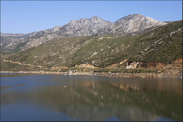 Basin to collecting the waters that descend from Mount Korakia, the only source of drinking water Basin to collecting the waters that descend from Mount Korakia, the only source of drinking water