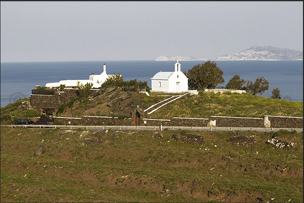 Small votive churches are frequent along the coasts and inside the island Small votive churches are frequent along the coasts and inside the island