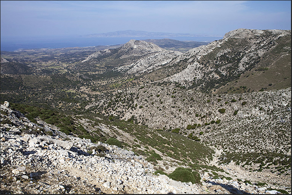 The rugged territories in the center of the island The rugged territories in the center of the island