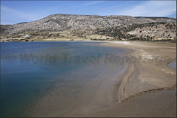 Kalantou Beach in Kalanigou Bay in the southern tip of the island Kalantou Beach in Kalanigou Bay in the southern tip of the island