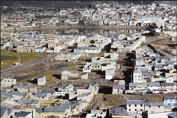 The small mining town of Huayllay The small mining town of Huayllay