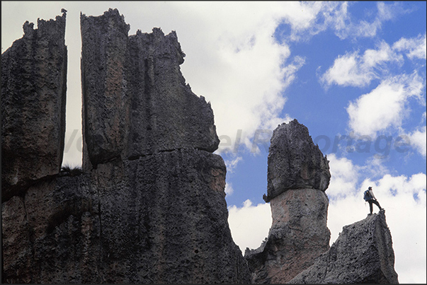 The park is popular with climbing enthusiasts who climb the highest rocky pinnacles