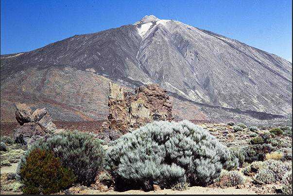 Pico del Teide, 3718 m, the highest mountain in Spain nation