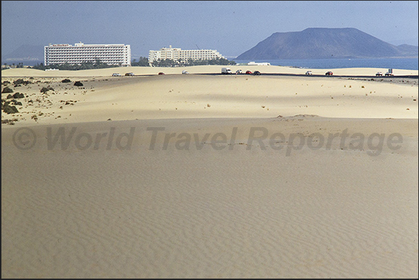 Desert dunes in Corralejo National Park, north east coast Desert dunes in Corralejo National Park, north east coast