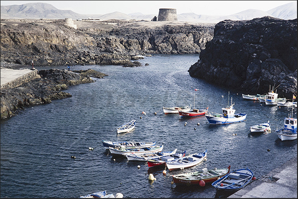 Cotillo fishing port, north west coast