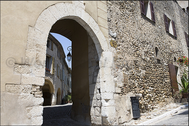 The entrance to the castle walls