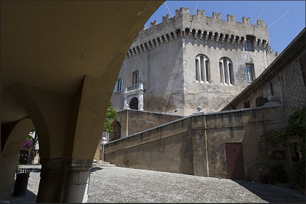 Within the walls that surround Grimaldi castle Within the walls that surround Grimaldi castle