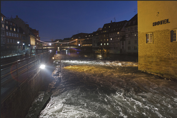 At Christmas, lights and colors decorate the ancient neighborhoods, bridges and canals running through Strasbourg At Christmas, lights and colors decorate the ancient neighborhoods, bridges and canals running through Strasbourg