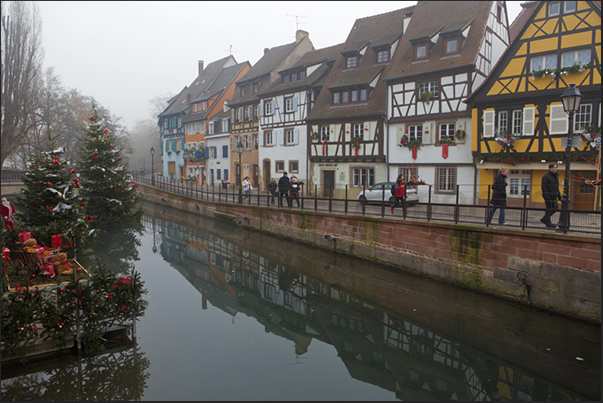 The canals in the old town of Colmar The canals in the old town of Colmar