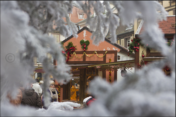 Colmar. The Christmas Market, are in many square in town and also along the canals Colmar. The Christmas Market, are in many square in town and also along the canals