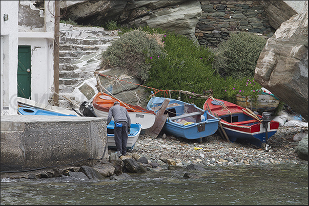 East Coast. Seralia bay with the fishing village East Coast. Seralia bay with the fishing village