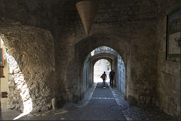 Entrance to the citadel from the 14th century Porte de Vence in Remparts Courtine Saint Paul Entrance to the citadel from the 14th century Porte de Vence in Remparts Courtine Saint Paul