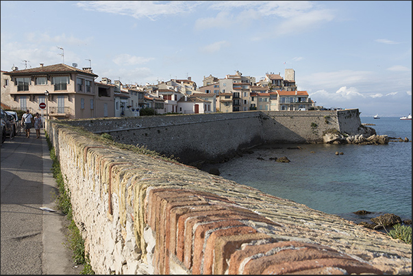 The ramparts that surround the ancient citadel of Antibes The ramparts that surround the ancient citadel of Antibes