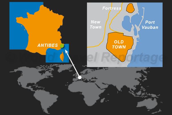 Where is located Antibes Where is located Antibes