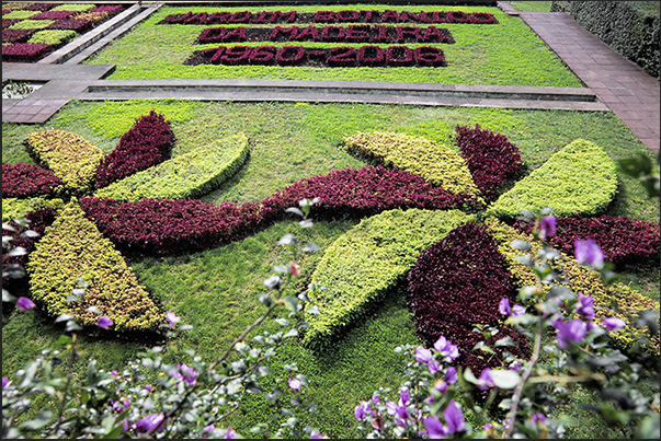 Monte Botanical Garden in Funchal reached by cable car Monte Botanical Garden in Funchal reached by cable car