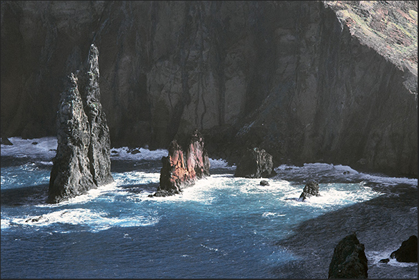 The stacks of the north coast at Ribera da Janela The stacks of the north coast at Ribera da Janela