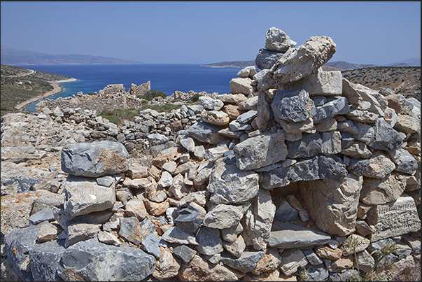 Ruins of an ancient castle protected the island from Saracen pirates Ruins of an ancient castle protected the island from Saracen pirates
