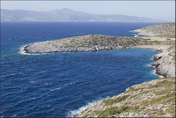 The channel that separates Heraklia from the island of Naxos The channel that separates Heraklia from the island of Naxos