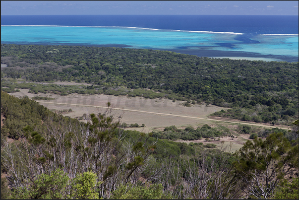 West Coast. One of the few access pass to the coast in front of the Nature Reserve Domain de Deva