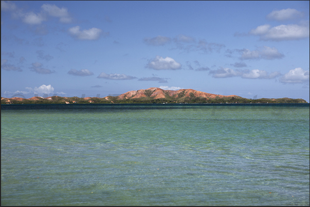 Baaba island a few miles from the northern tip of Grande Terre