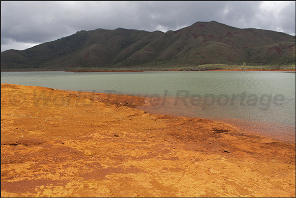 Southern tip of the island. The artificial lake of Yaté on the Rivière Bleue Park