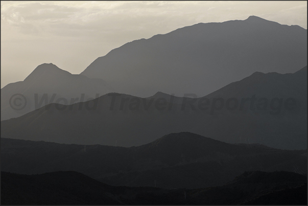 The high mountains of the southern tip of the island in the region of Mont Dore