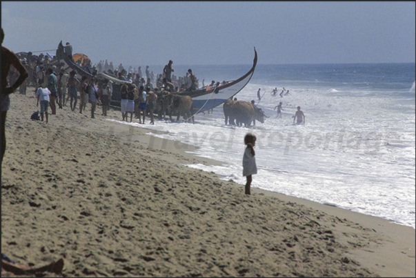 Everything is ready and just waiting for the right wave, the biggest one, to push the boat into the sea Everything is ready and just waiting for the right wave, the biggest one, to push the boat into the sea