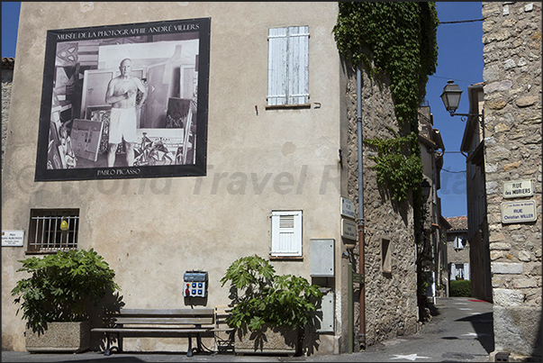 The entrance of Port Sarrazine where is the museum of photography and where Pablo Picasso lived for some time The entrance of Port Sarrazine where is the museum of photography and where Pablo Picasso lived for some time