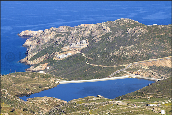 South east coast. The reservoir that supplies the island with water