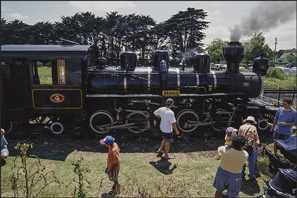 Bernie is the most admired locomotive at the Glenbrook Festival