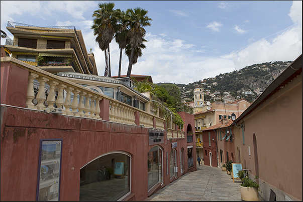 Rue Henri Biasis, access road to the village coming from the fortress of Saint Elmo