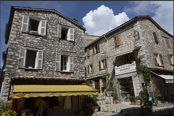 Restorant on Rue Principale. The road that crosses the village from north to south.