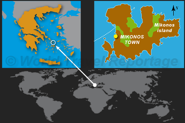 Where is Mykonos island Where is Mykonos island