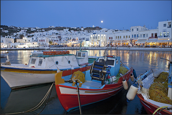 Mykonos Town fishing port