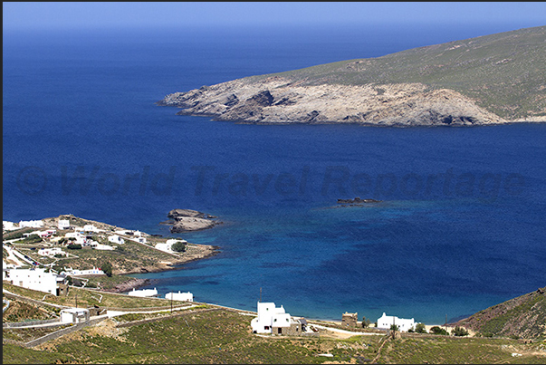 North coast. Entrance to Panormos Bay North coast. Entrance to Panormos Bay