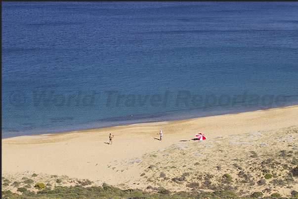 North coast. Aghios beach in Panormos bay North coast. Aghios beach in Panormos bay