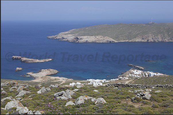North coast. Entrance to Panormos Bay North coast. Entrance to Panormos Bay