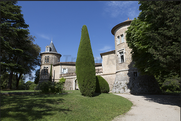 Mouans Castle with its unusual three-pointed star shape Mouans Castle with its unusual three-pointed star shape