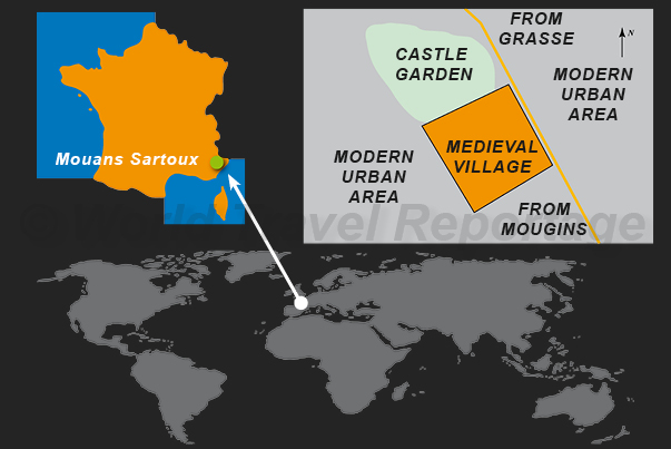 Where is the village of Mouans Sartoux Where is the village of Mouans Sartoux