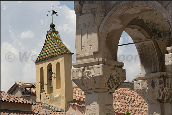 View of the small church located in Rue Tracastel View of the small church located in Rue Tracastel