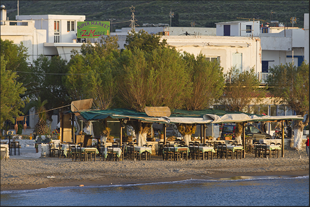 West coast. The village of Merichas, the port of arrival of the ferries West coast. The village of Merichas, the port of arrival of the ferries