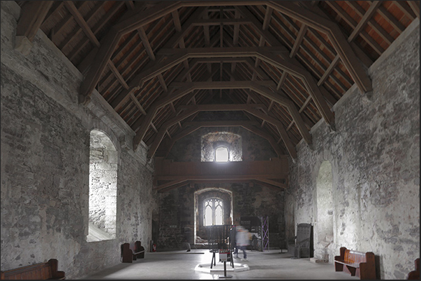The banqueting hall in Doune Castle The banqueting hall in Doune Castle