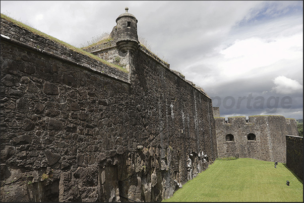 Stirling, the castle walls Stirling, the castle walls