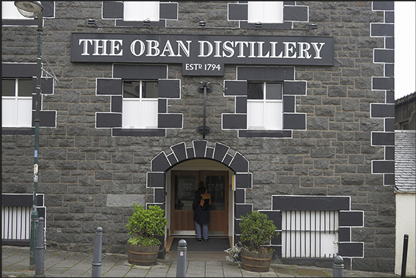 The Oban Scotch Whisky Distillery, founded in 1794, is one of the oldest in Scotland The Oban Scotch Whisky Distillery, founded in 1794, is one of the oldest in Scotland