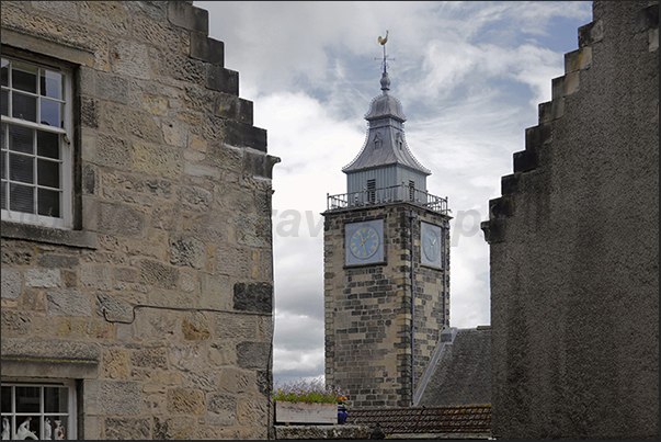 Stirling, the clock tower in the old town Stirling, the clock tower in the old town